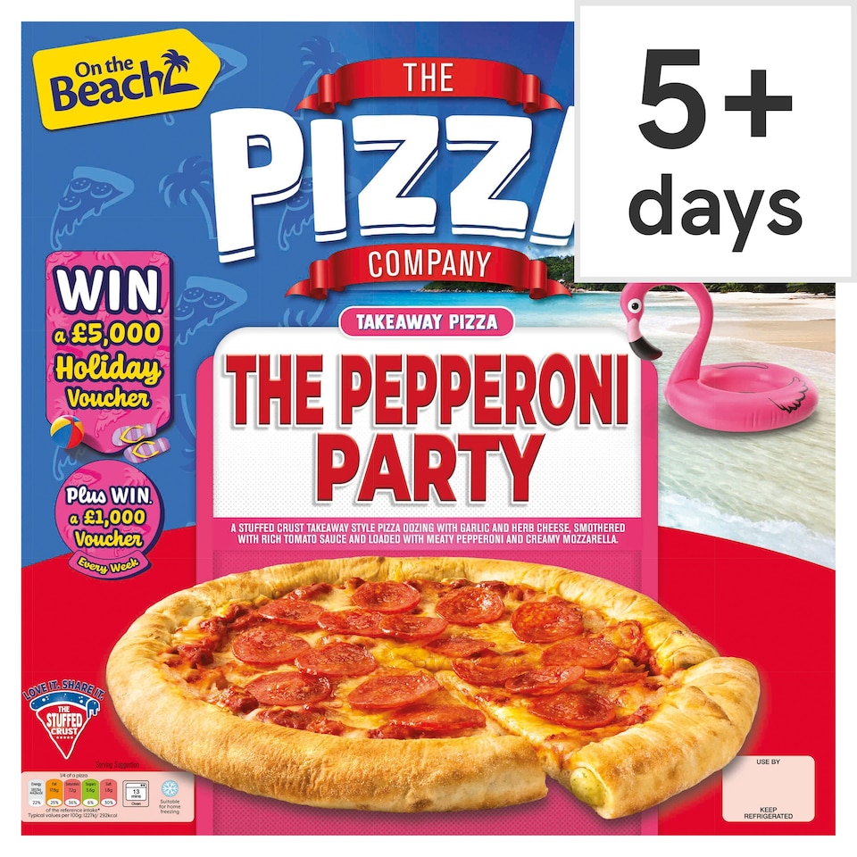 The Pizza Company Pepperoni Party Pizza 620g