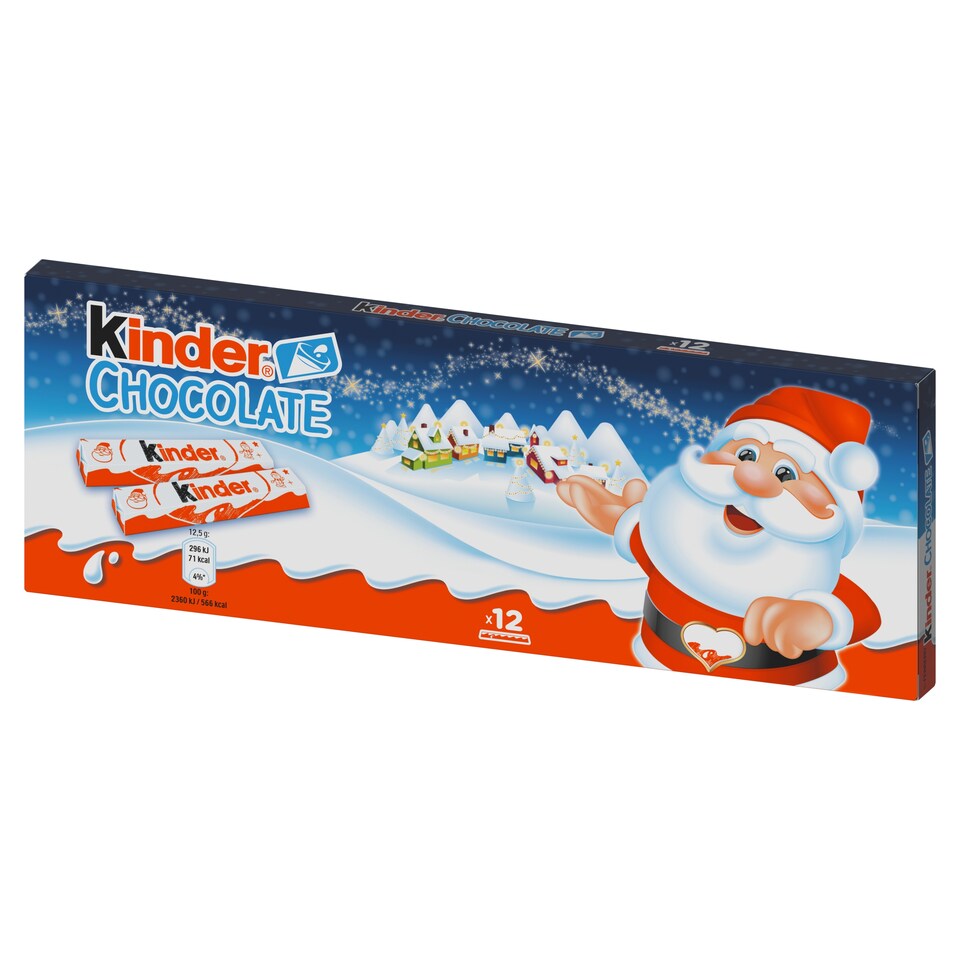 obrázok 1 z Kinder Chocolate Tyčinky z mliečnej čokolády s mliečnou náplňou 12 ks 150 g