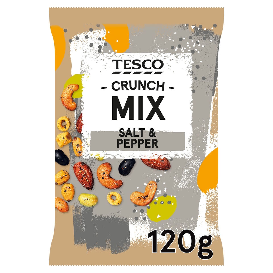 Tesco Crunch Mix - Salt & Pepper 120g
