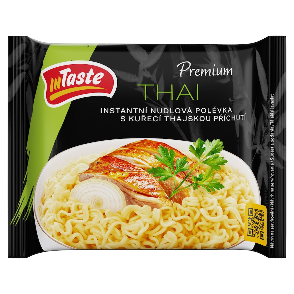 InTaste Instantní nudlová polévka s kuřecí příchutí na thajský způsob 70g