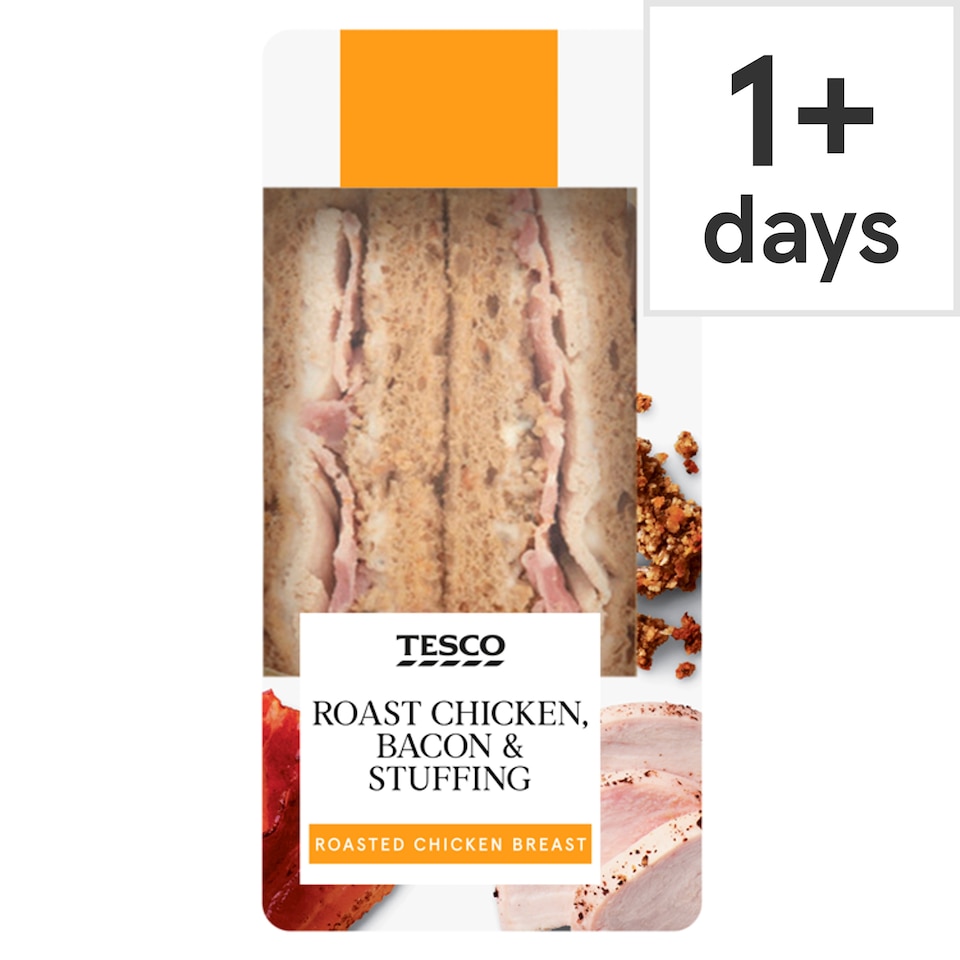 Tesco Chicken Bacon & Stuffing Sandwich