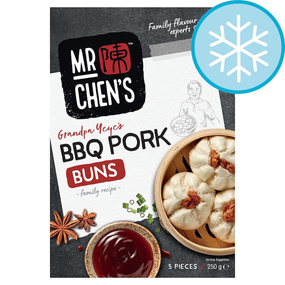 image 1 of Mr Chen's BBQ Pork Buns 5 pieces 250g