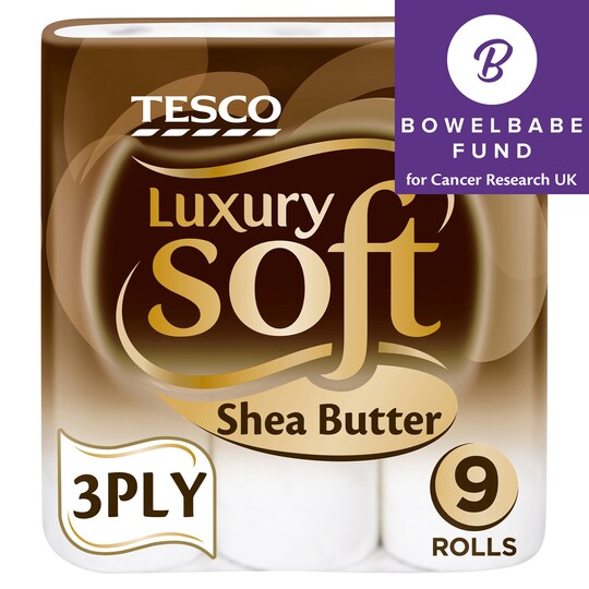 Tesco Shea Butter 9 Roll Tesco Groceries