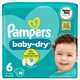 image 1 of Pampers Baby Dry Size 6 Carry Pack 19 Nappies
