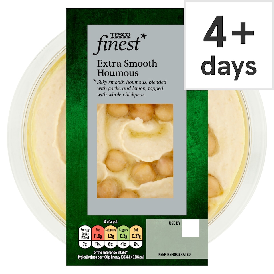 Tesco Finest Extra Smooth Houmous 170g
