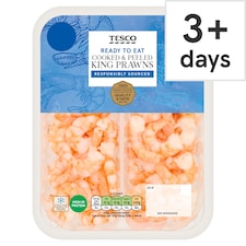 Tesco Cooked & Peeled King Prawns 300g