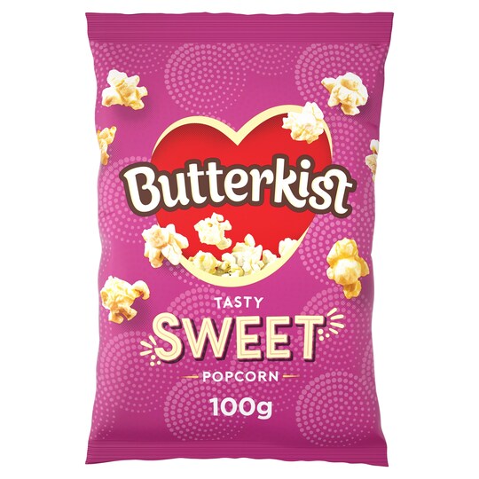Butterkist Cinema Sweet Popcorn 100G Tesco Groceries