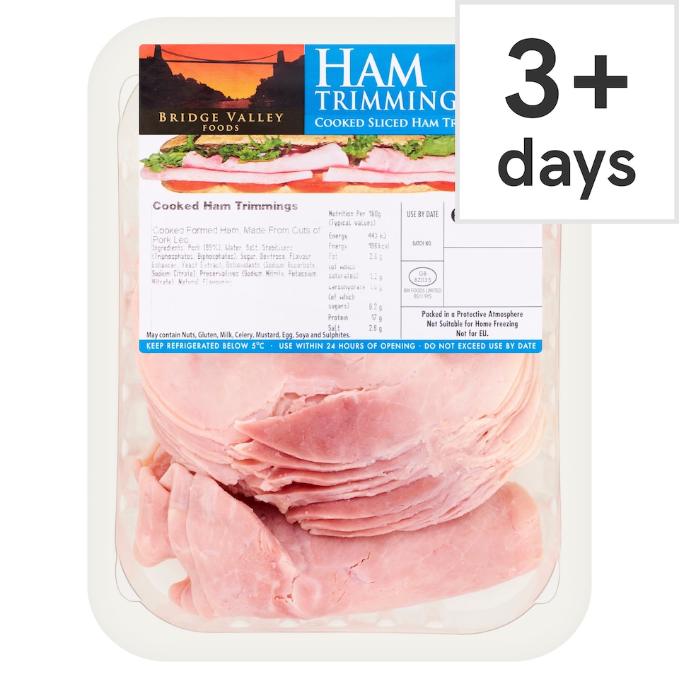 Bridge Valley Cooked Ham Trim Sliced 400G