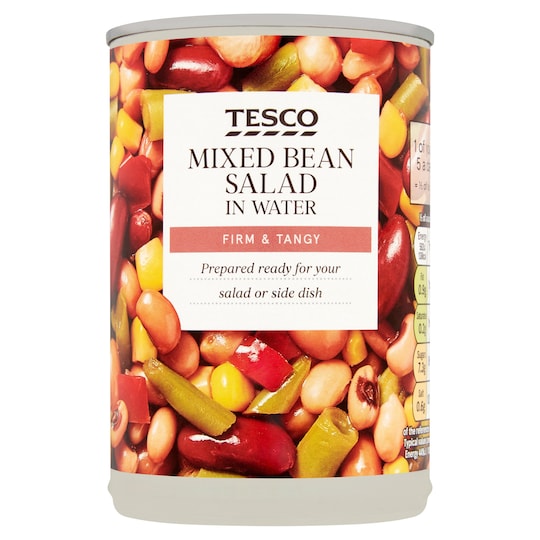 Tesco Mixed Bean Salad Recipe Tesco Mixed Bean Salad Vinaigrette 400G - Tesco Groceries
