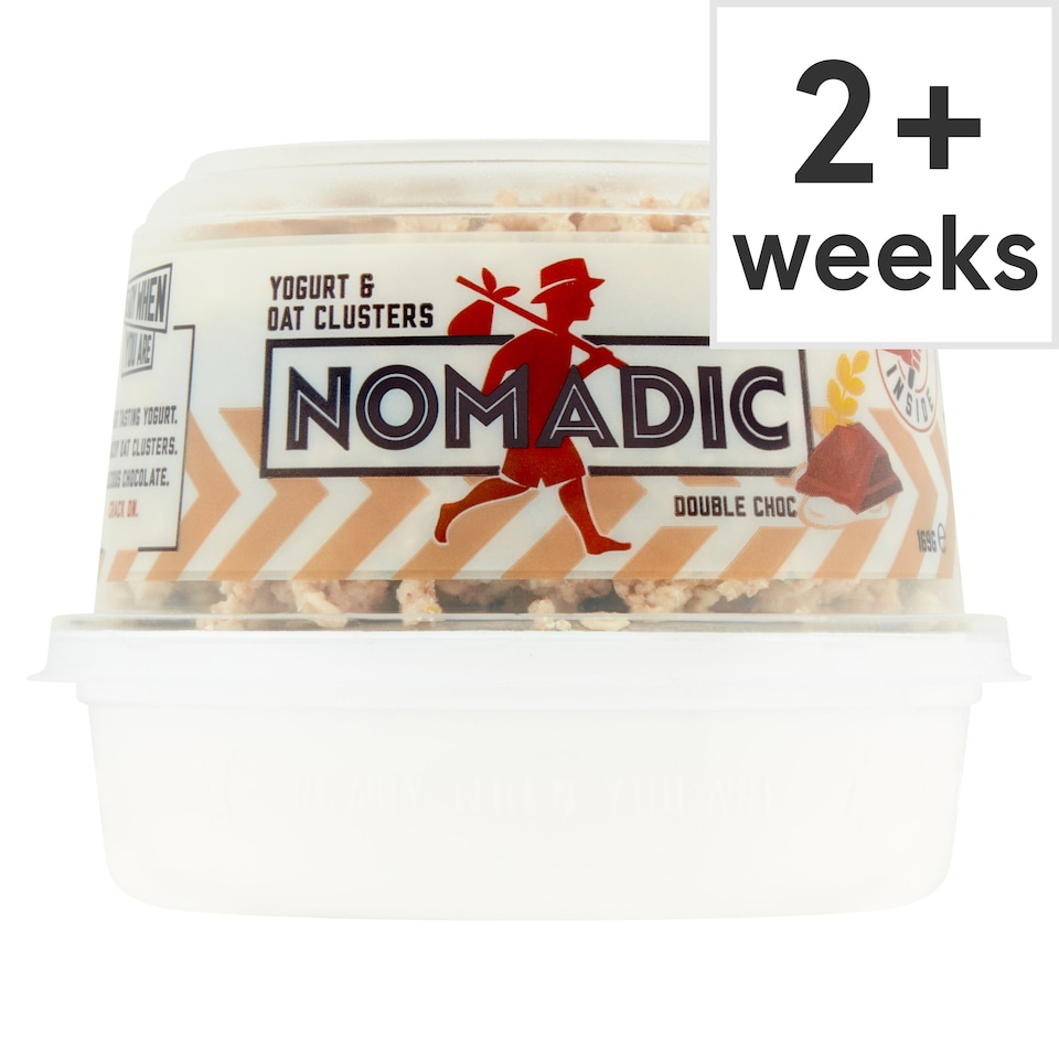 Nomadic Oats Chocolate & Natural Yogurt 169G Tesco Groceries