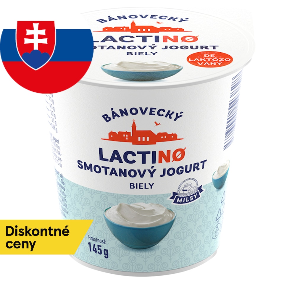 Milsy Lacti-NO Bánovecký Creamy Yoghurt White 145 g
