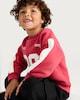 image 3 of F&F Boys Cotton Rich Mini Champs 86 Sweatshirt in Red