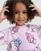 image 2 of Hello Kitty Cotton Rich Sweater Dress in Pink