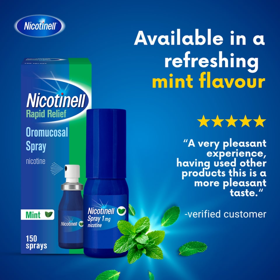 image 1 of Nicotinell Oral Nicotine Spray Mint 1mg 13.2ml