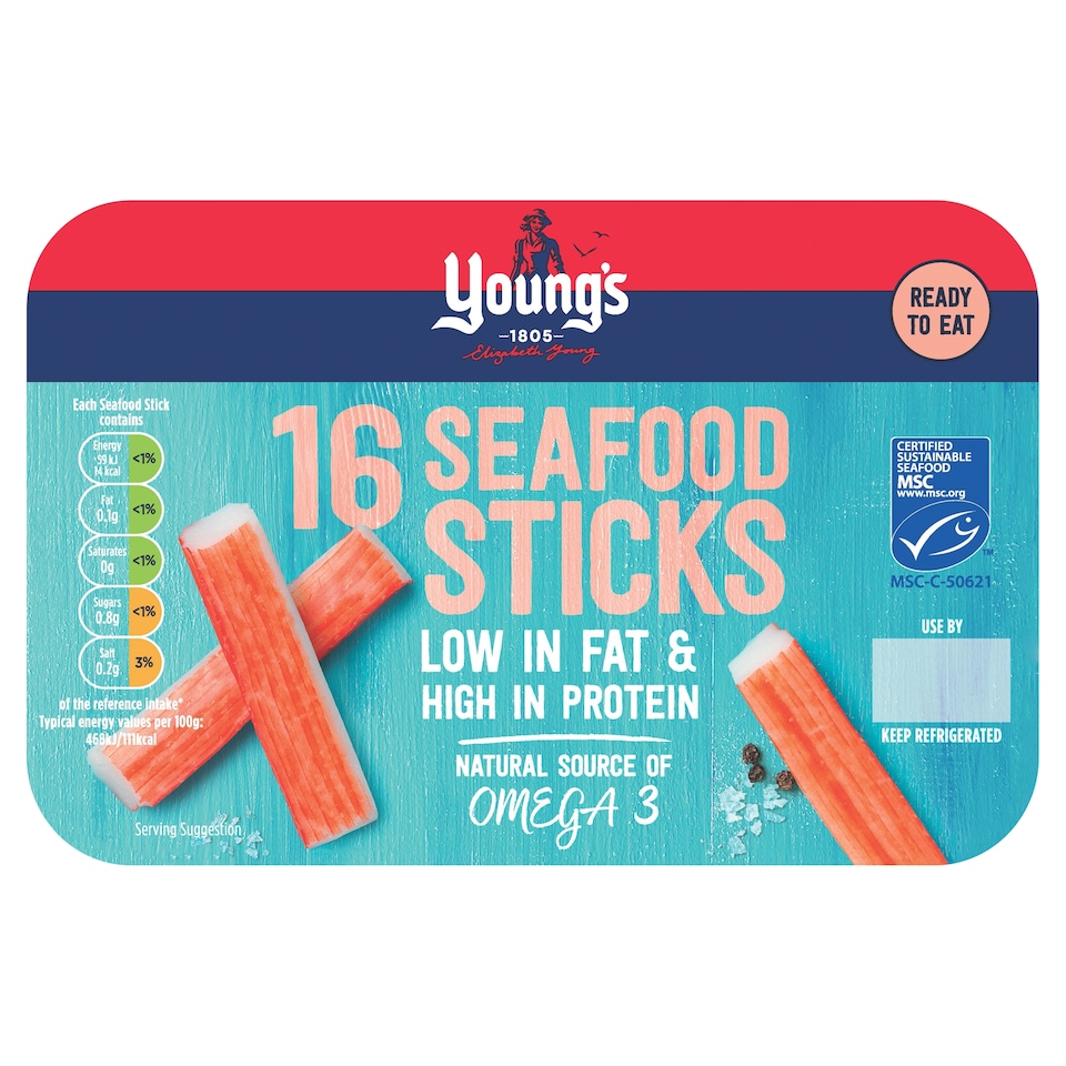 Youngs 16 Seafood Sticks 200G
