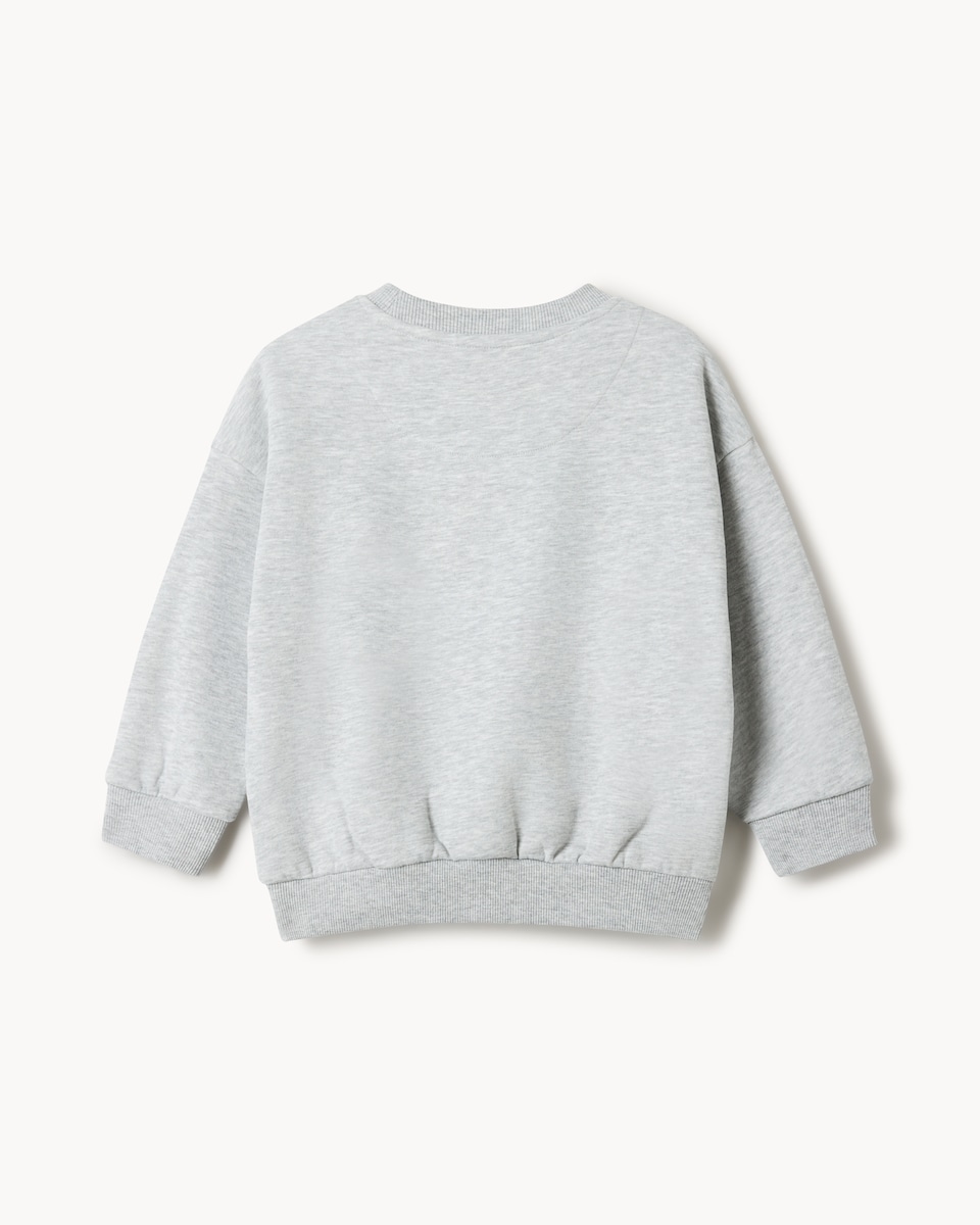 image 1 of F&F Boys 3-Pack Cotton Rich Sweatshirts in Navy