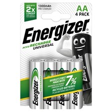 Energizer Universal AA 1300mAh 4 Pack
