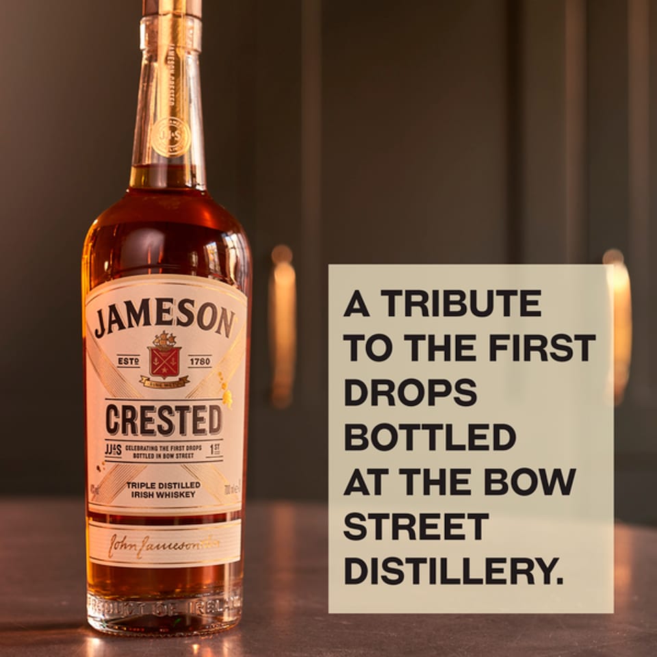 image 1 of Jameson Crested Triple Distilled Irish Whiskey 700ml