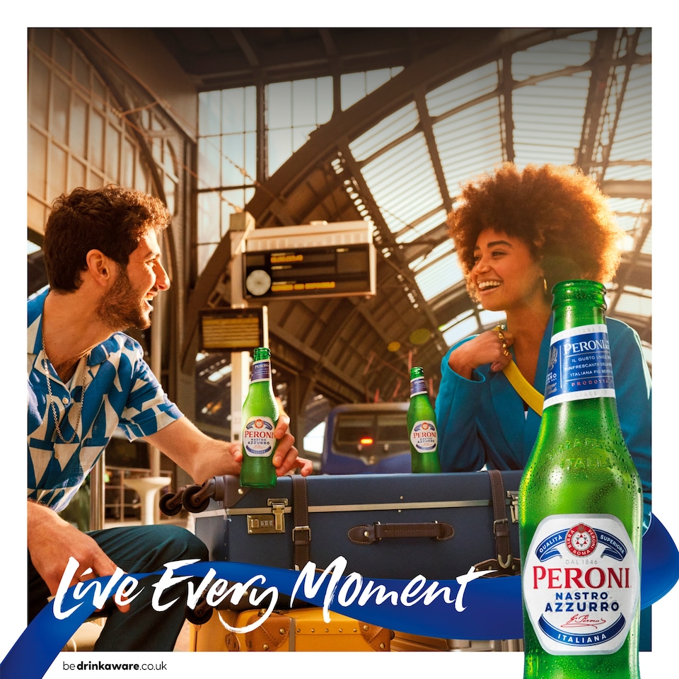 image 1 of Peroni Nastro Azzurro Beer Lager Bottle 500ml