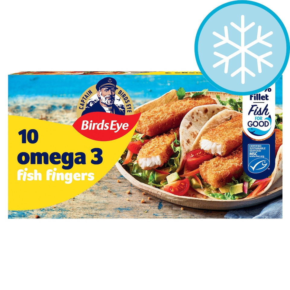 image 1 of Birds Eye Omega 3 Fish Fingers 10 Pack 280g