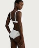 image 3 of F&F 3-Pack Lace Trim High Leg Knickers in White