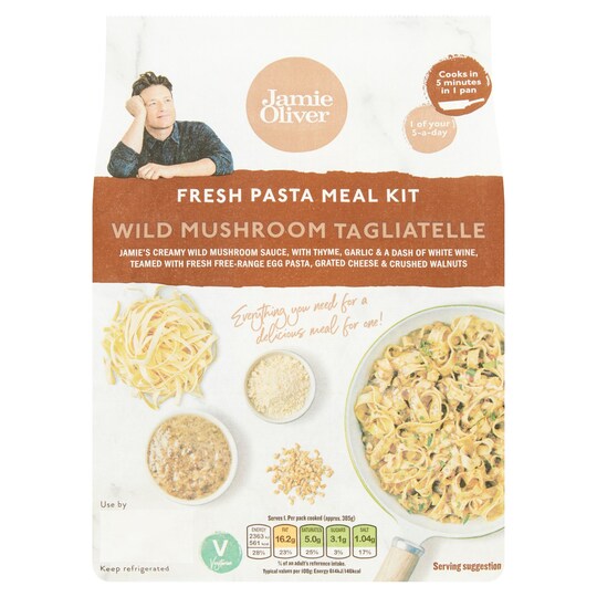 Jamie Oliver Wild Mushroom Tagliatelle 290G Tesco Groceries