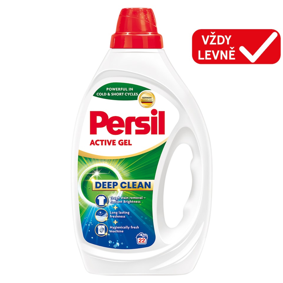 image 1 of Persil Deep Clean Active Gel Laundry Detergent 22 Washes 990ml