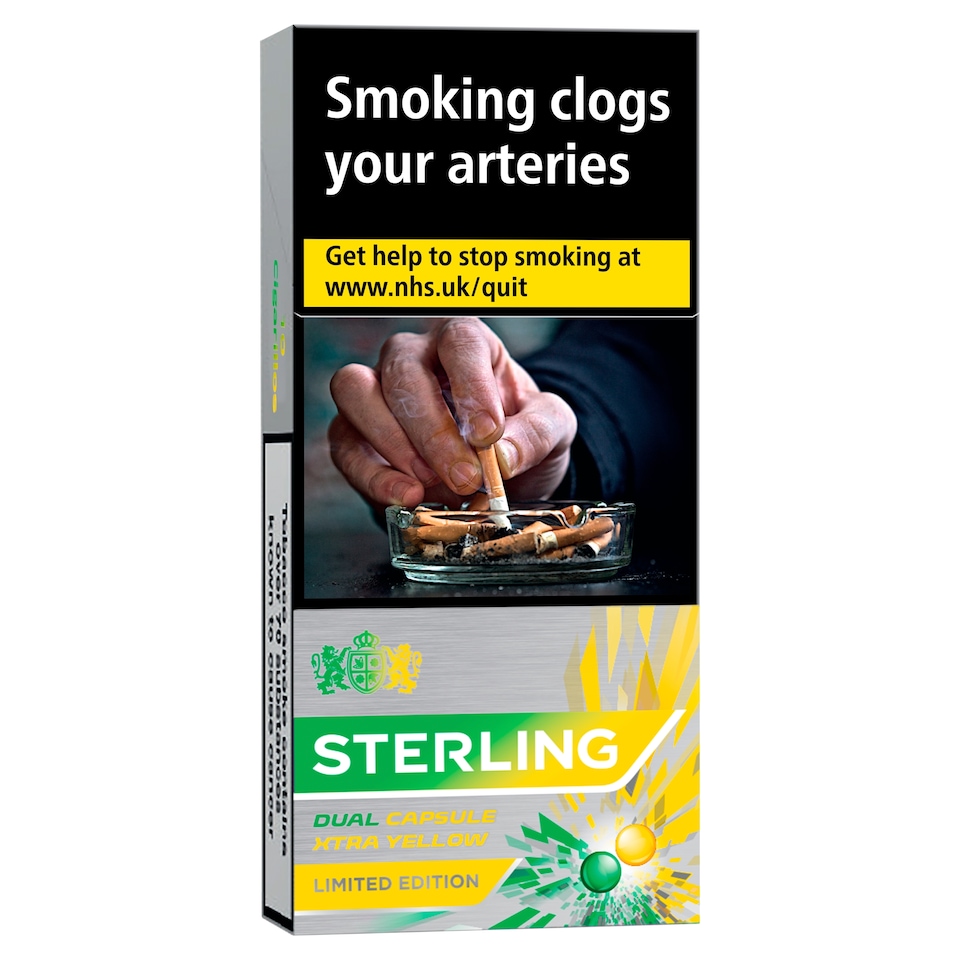 Sterling Dual Capsule Xtra Yellow 10 Cigarillo