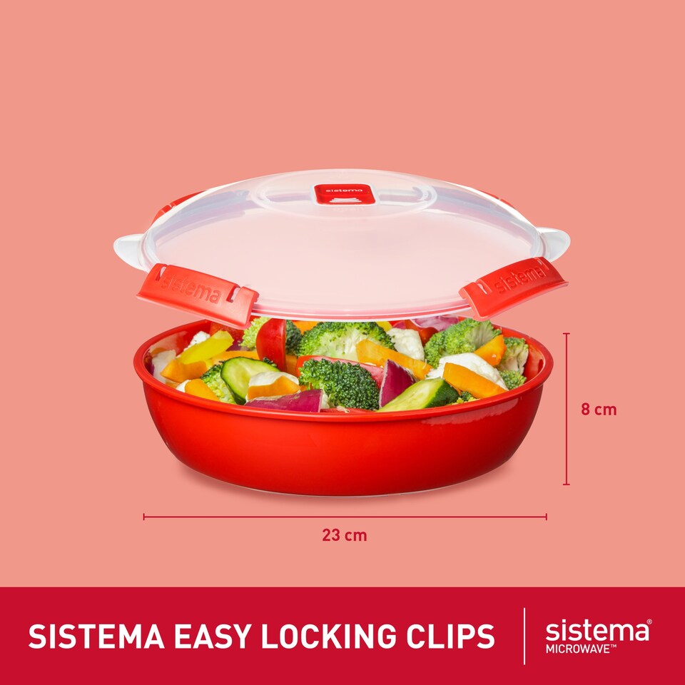 image 1 of Sistema Round Microwave Dish 1.29L