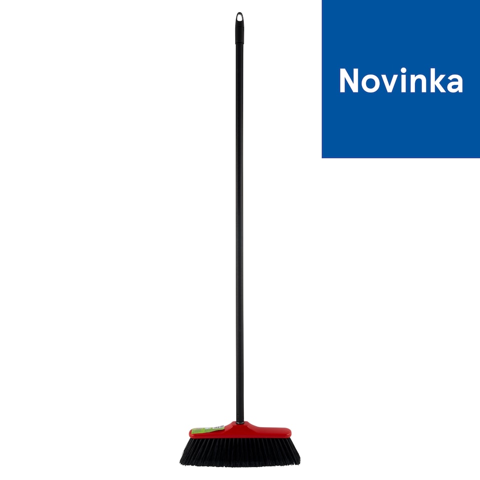 Spontex Červený zmeták s tyčou