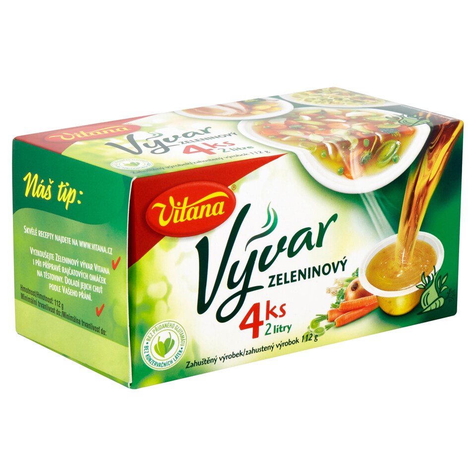 Vitana Vývar zeleninový 4 ks 112g