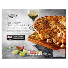 Tesco Finest Chicken Ham & Leek Pie 500g