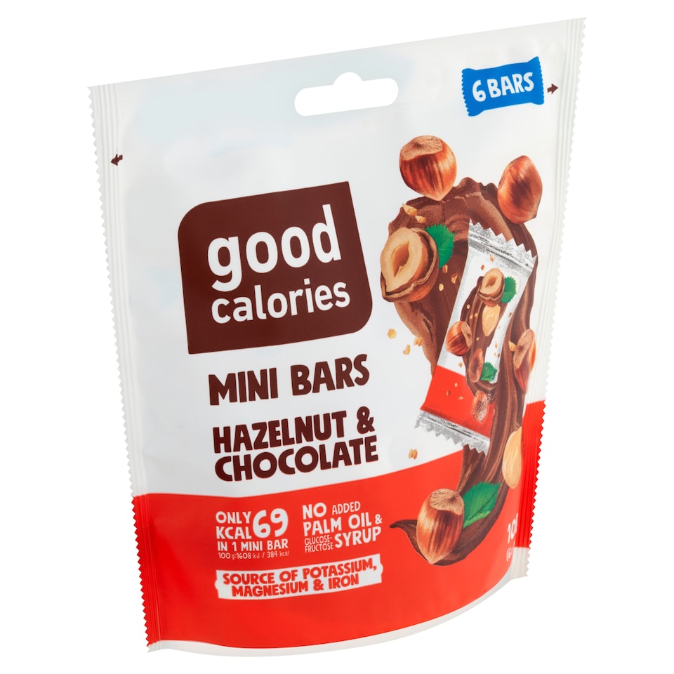 Obrázek 1 pro produkt Good Calories Datlové tyčinky s ořechy a čokoládou 6 x 18g (108g)
