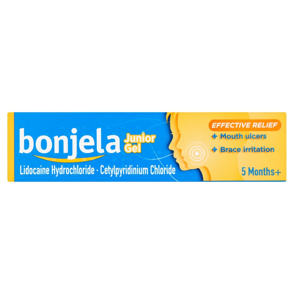 image 1 of Bonjela Junior Mouth Ulcer & Brace Irritation Gel - Banana 15g