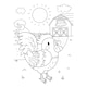 image 2 of Cool Animals Colouring Book