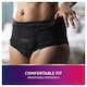 image 2 of TENA Plus Black Incontinence Pants Size Medium 9 pack