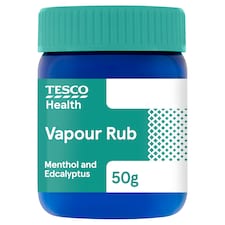 Tesco Health Adult Vapour Rub - Menthol, Eucalyptus 50g