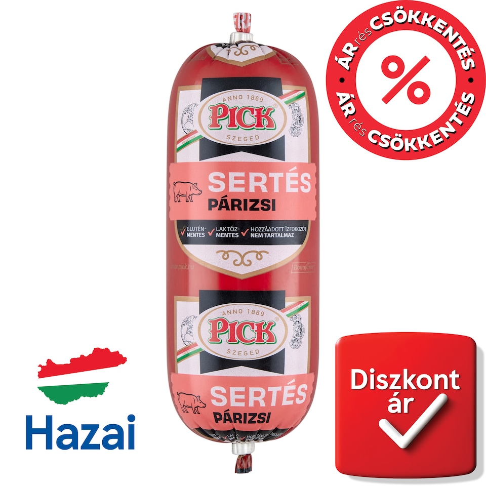 PICK sertés párizsi 400 g  1. kép