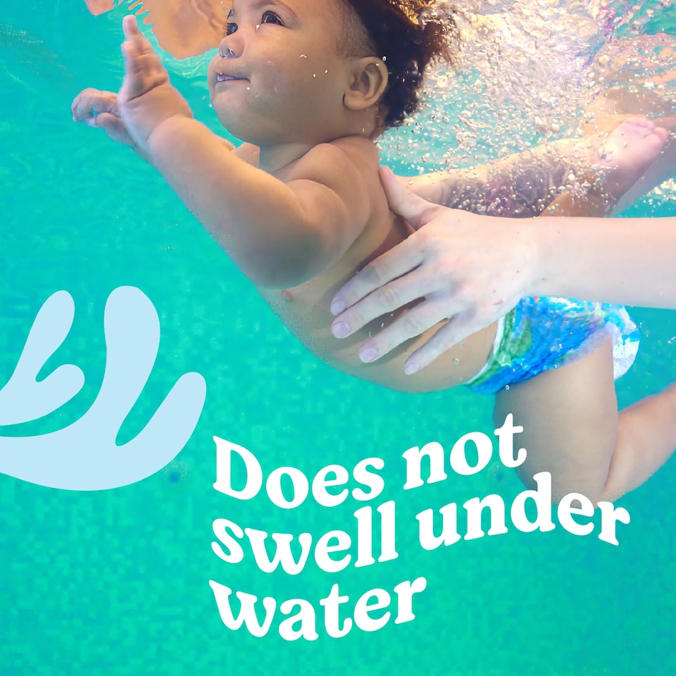 image 1 of Huggies Little Swimmers Size 5-6 Disposable Nappies x19