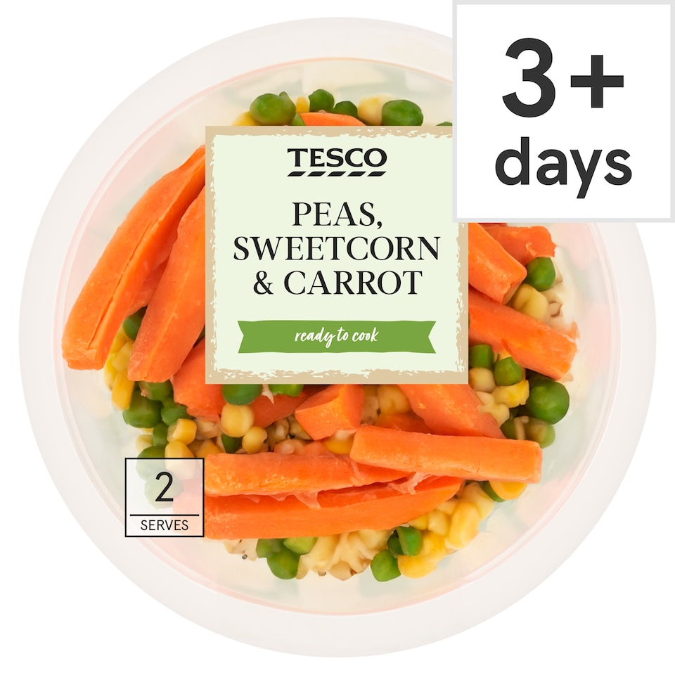 Tesco Peas, Sweetcorn & Carrot 395g