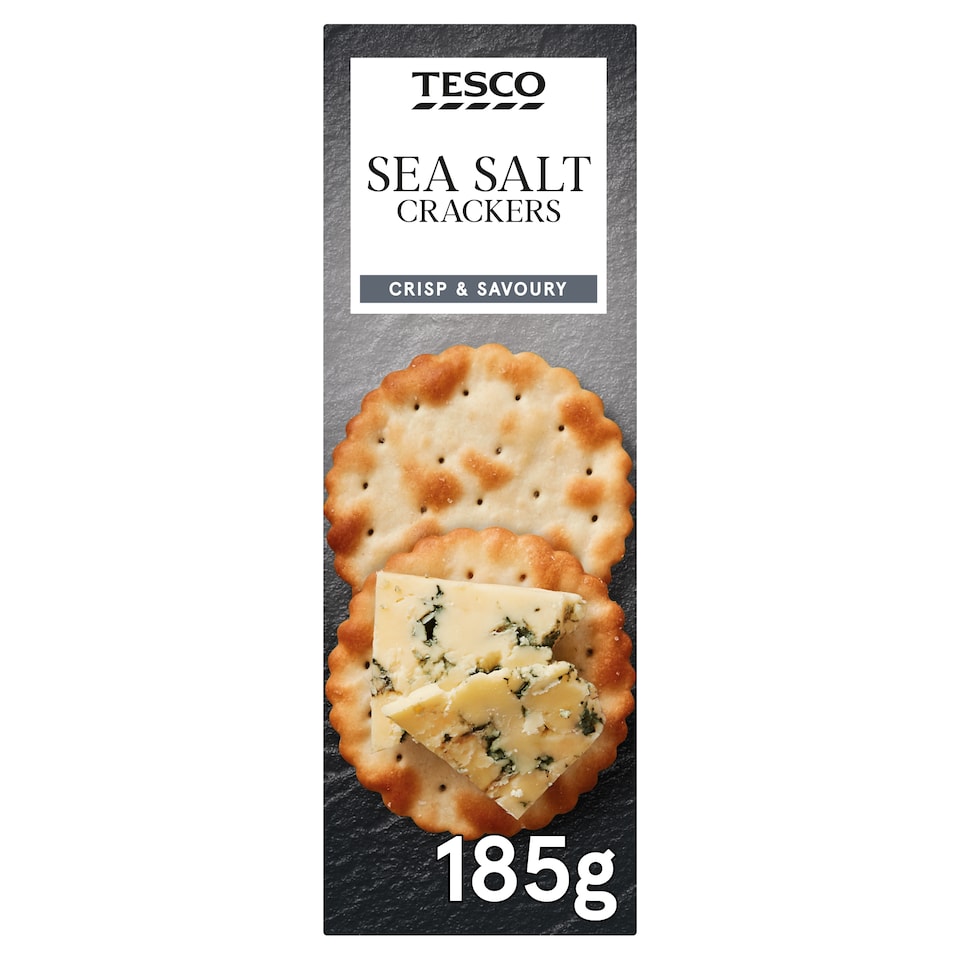 Tesco Sea Salt Crackers 185g
