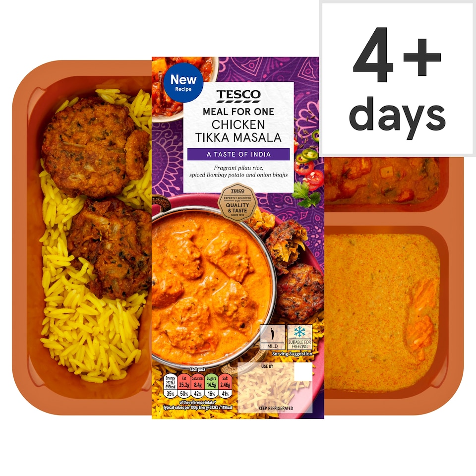 Tesco Chicken Tikka Masala Meal For One 500g