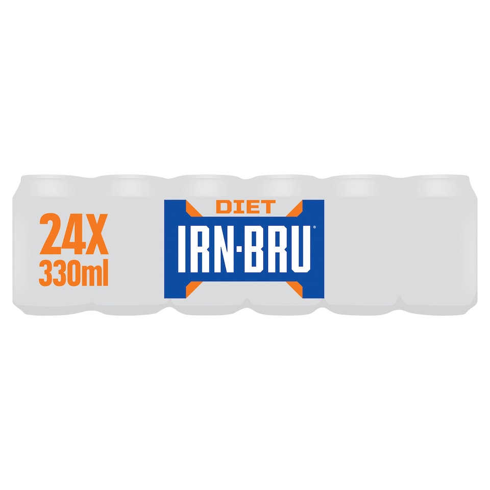 Irn-Bru Diet Soft Drink Multipack Cans 24x330ml