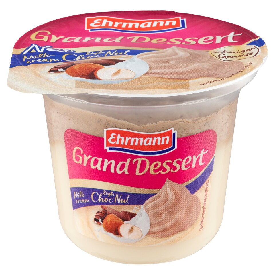 Ehrmann Grand Dessert Milkcream Style Choc Nut 190 g