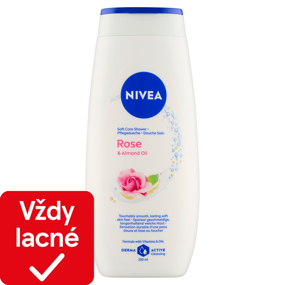 obrázok 1 z Nivea Rose & Almond Oil Ošetrujúci sprchovací gél 250 ml
