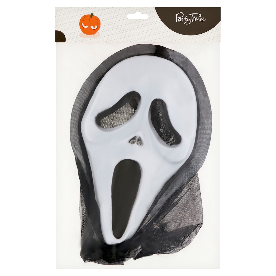Party Time Scary Mask with Hood