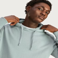 F&F Regular Fit Cotton Rich Drawstring Hoodie in Green