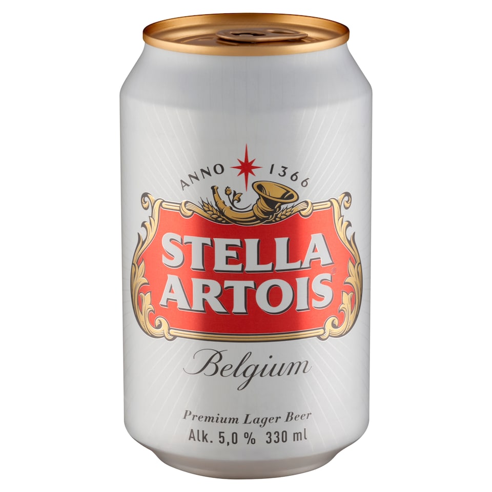 Stella Artois minőségi világos sör 5% 0,33 l