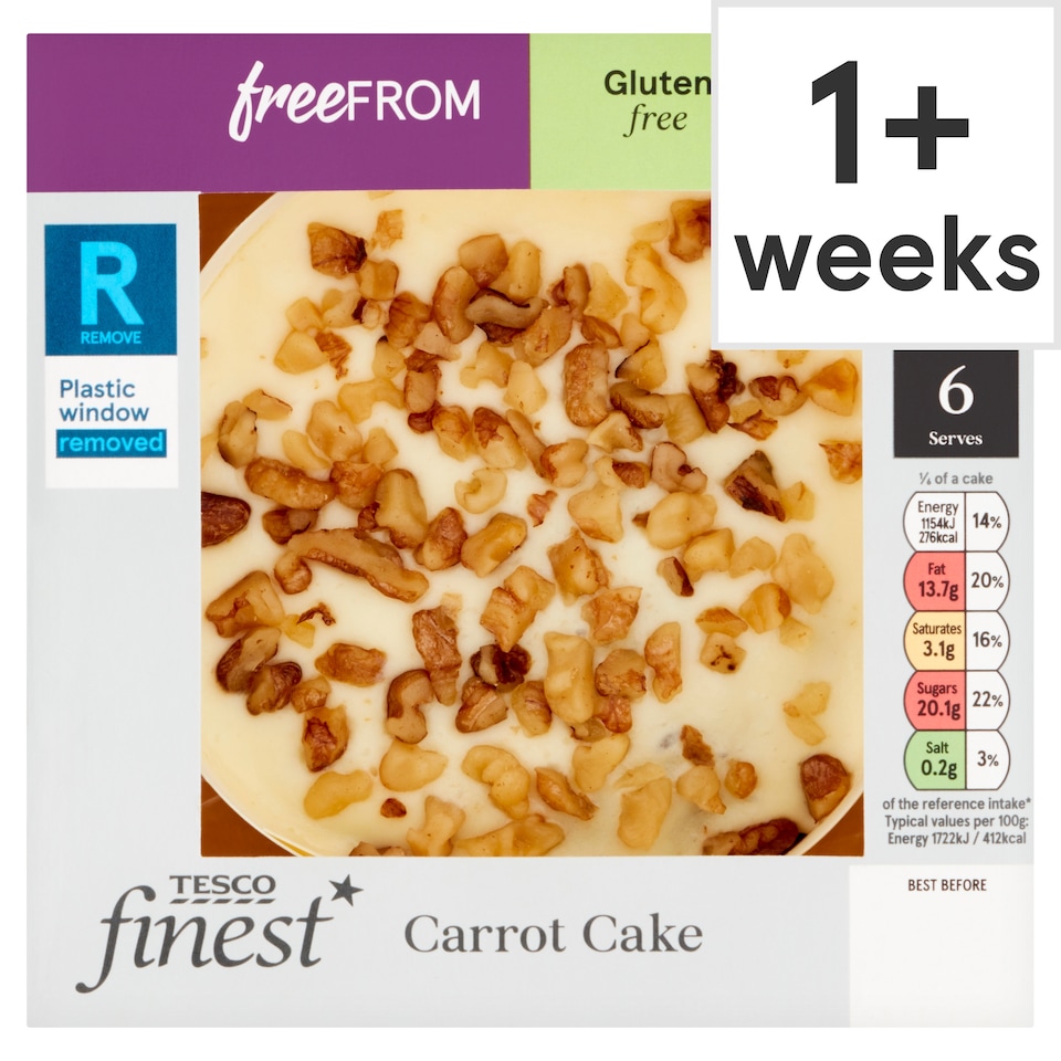 Tesco Finest Free From Carrot Cake