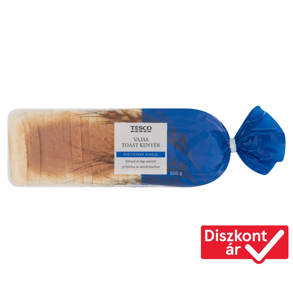 Tesco Toast Bread with Butter Flavour 500 g